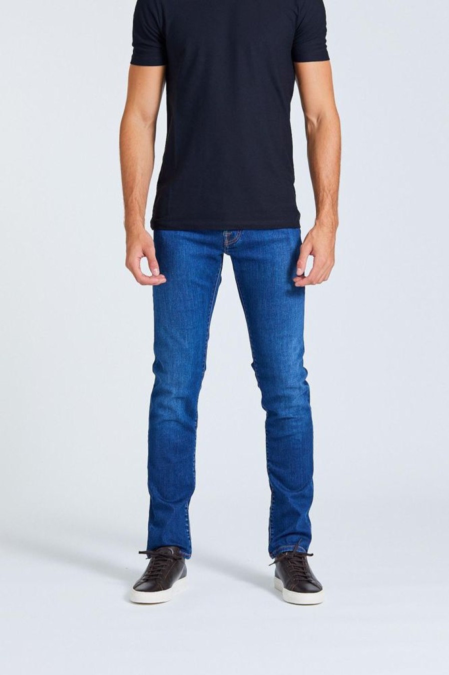 Herre Jacob Cohën Jeans | Bard 688 City Edition Milano Patch Jeans