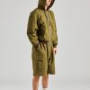 Herre Acne Studios Jakker | Ripstop Padded Jacket Olive Green Fn-Mn-Outw001028