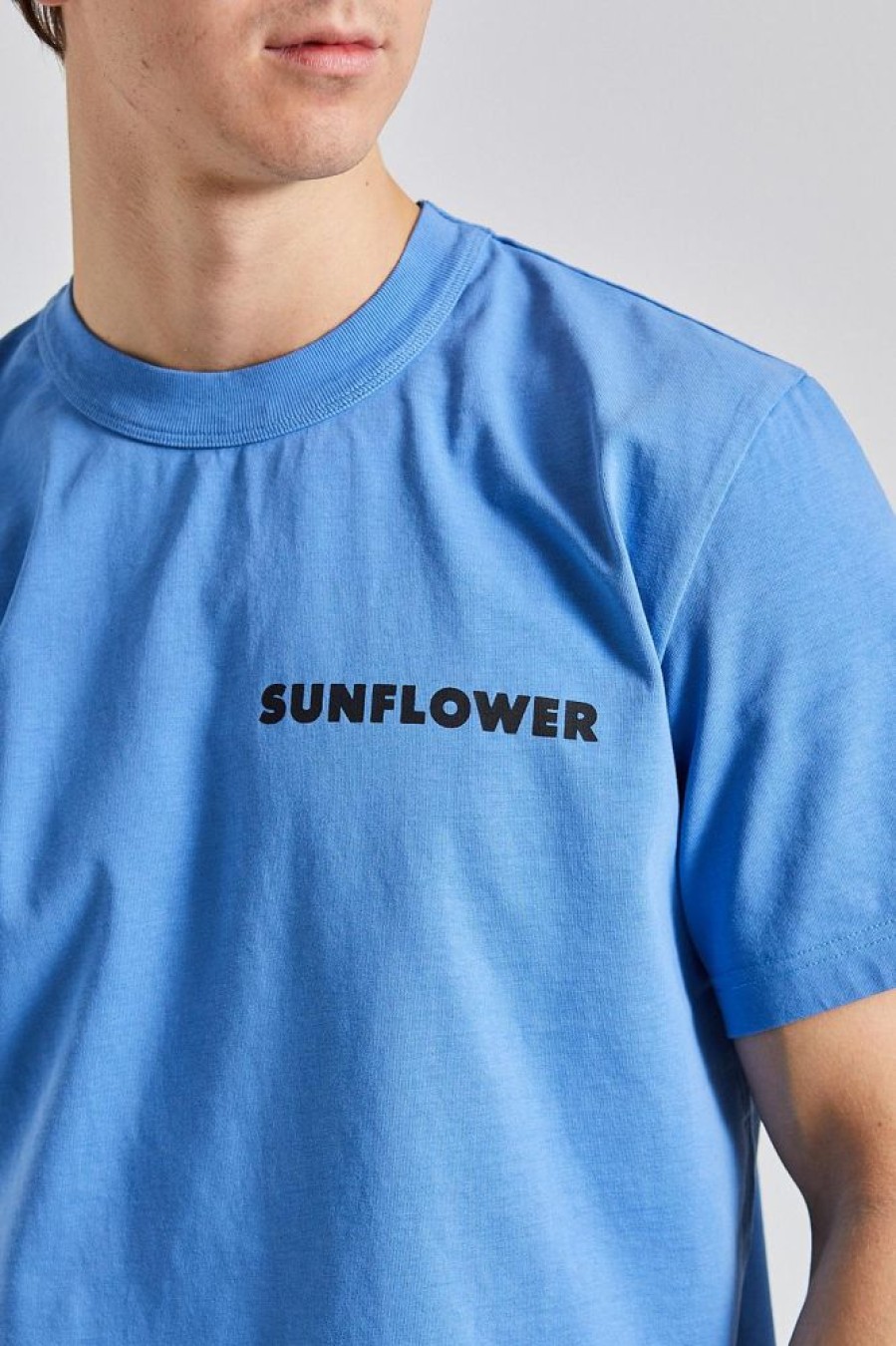 Herre SUNFLOWER T-Skjorter | Master Logo Tee Ss Blue