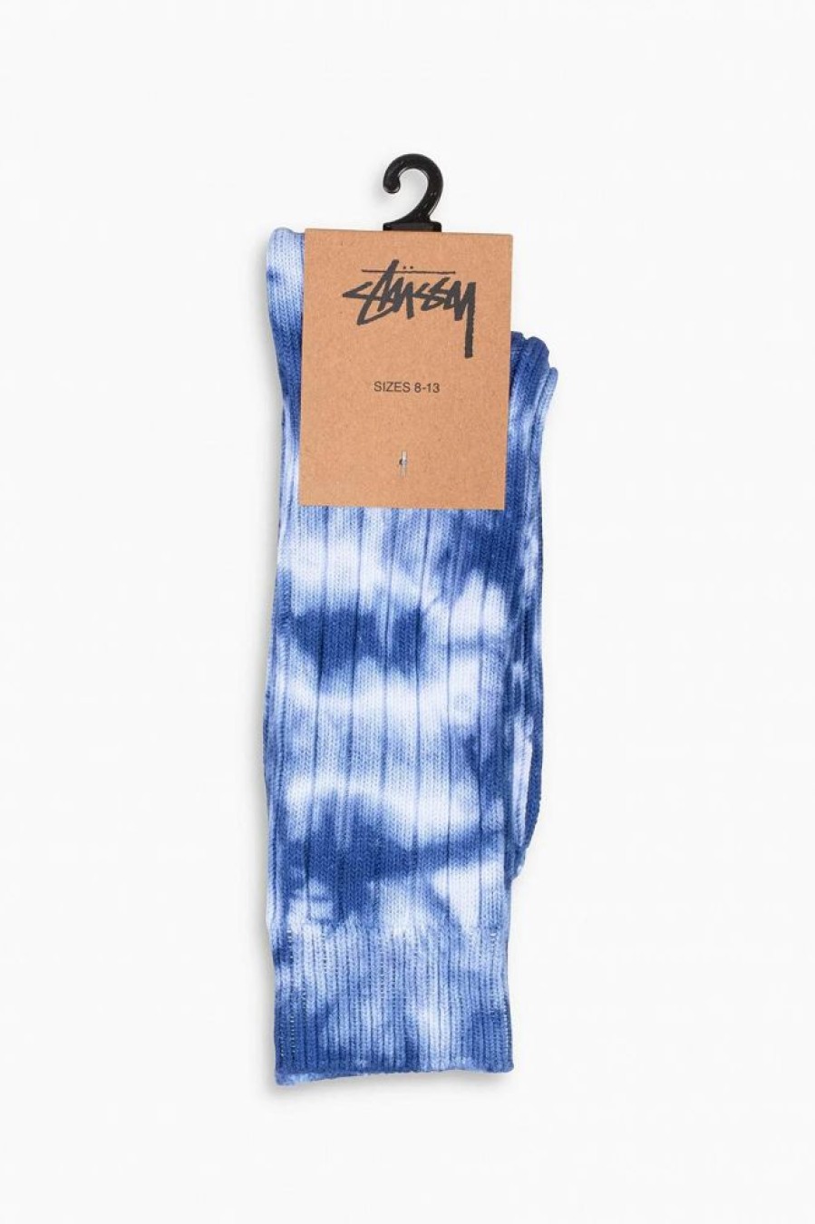 Herre Stüssy Sokker Og Undertoy | Dyed Ribbed Crew Socks Indigo