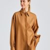 Dame Holzweiler Skjorter Og Bluser | Dais Shirt Camel