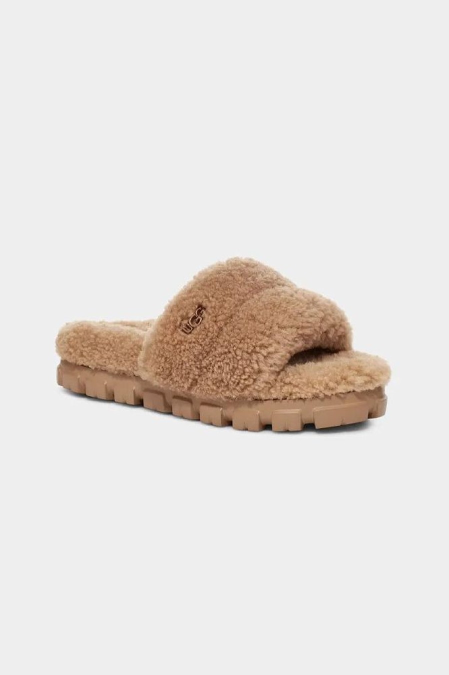 Dame UGG Sandaler | Cozetta Curly Chestnut