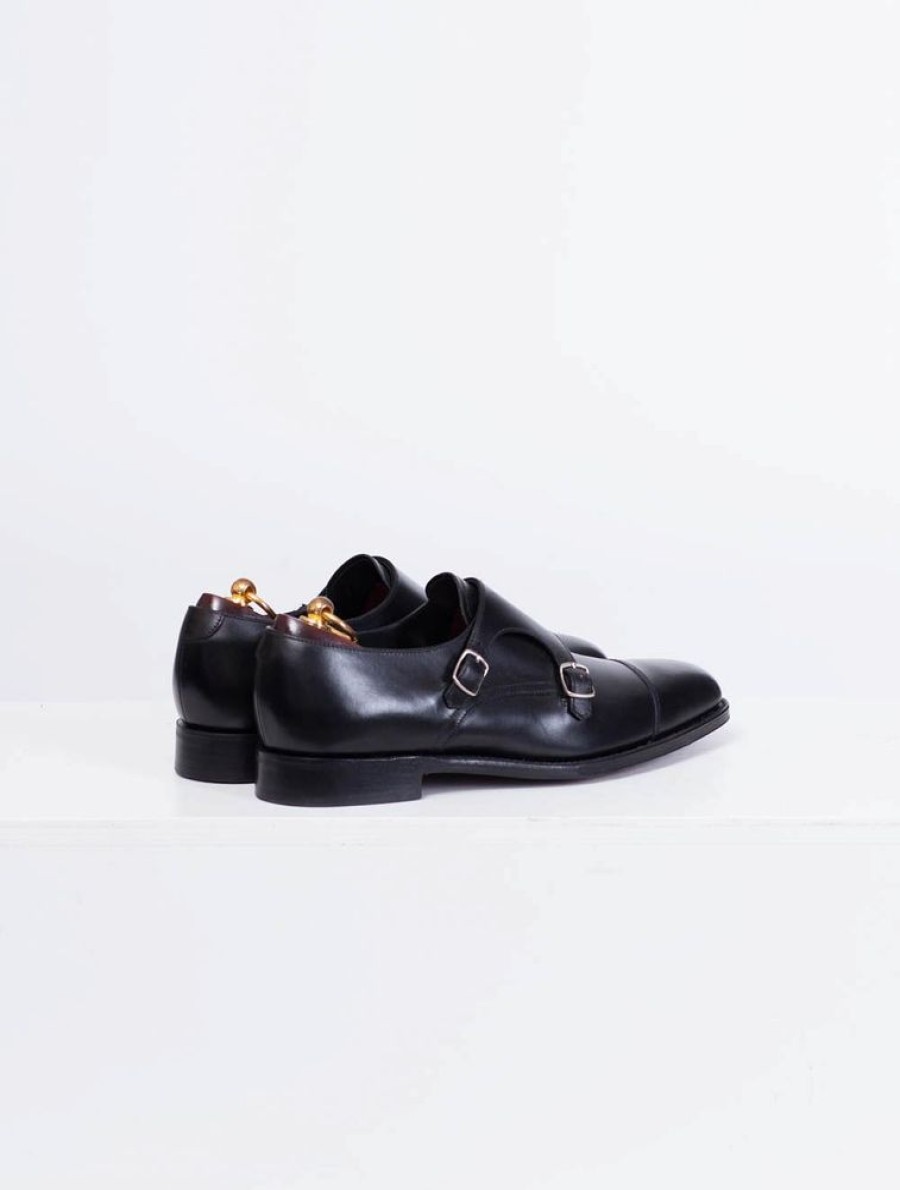 Herre LOAKE Dressko | Cannon Black Calf