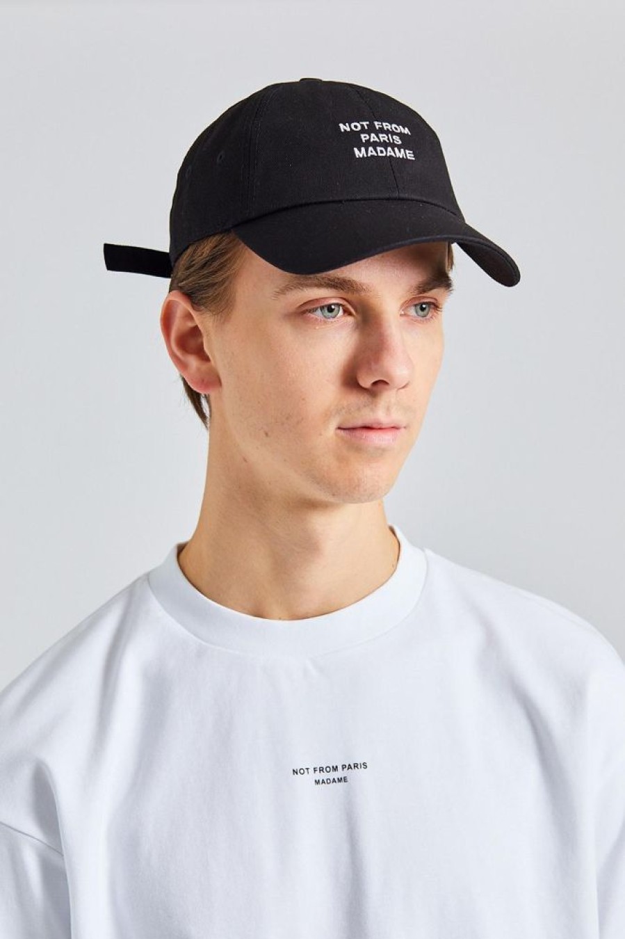 Herre Drôle de Monsieur Capser | La Casquette Slogan Black