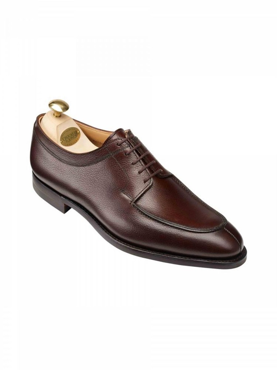 Herre Crockett & Jones Dressko | Hardwick Dark Brown Grain