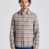 Herre NN07 Skjorter | New Arne Pastel Check