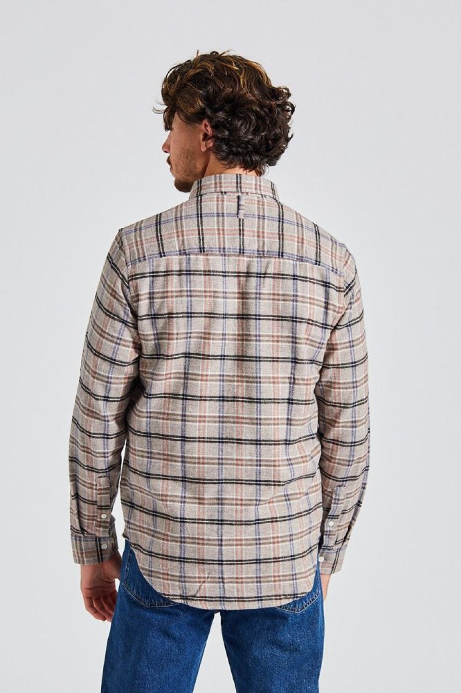 Herre NN07 Skjorter | New Arne Pastel Check