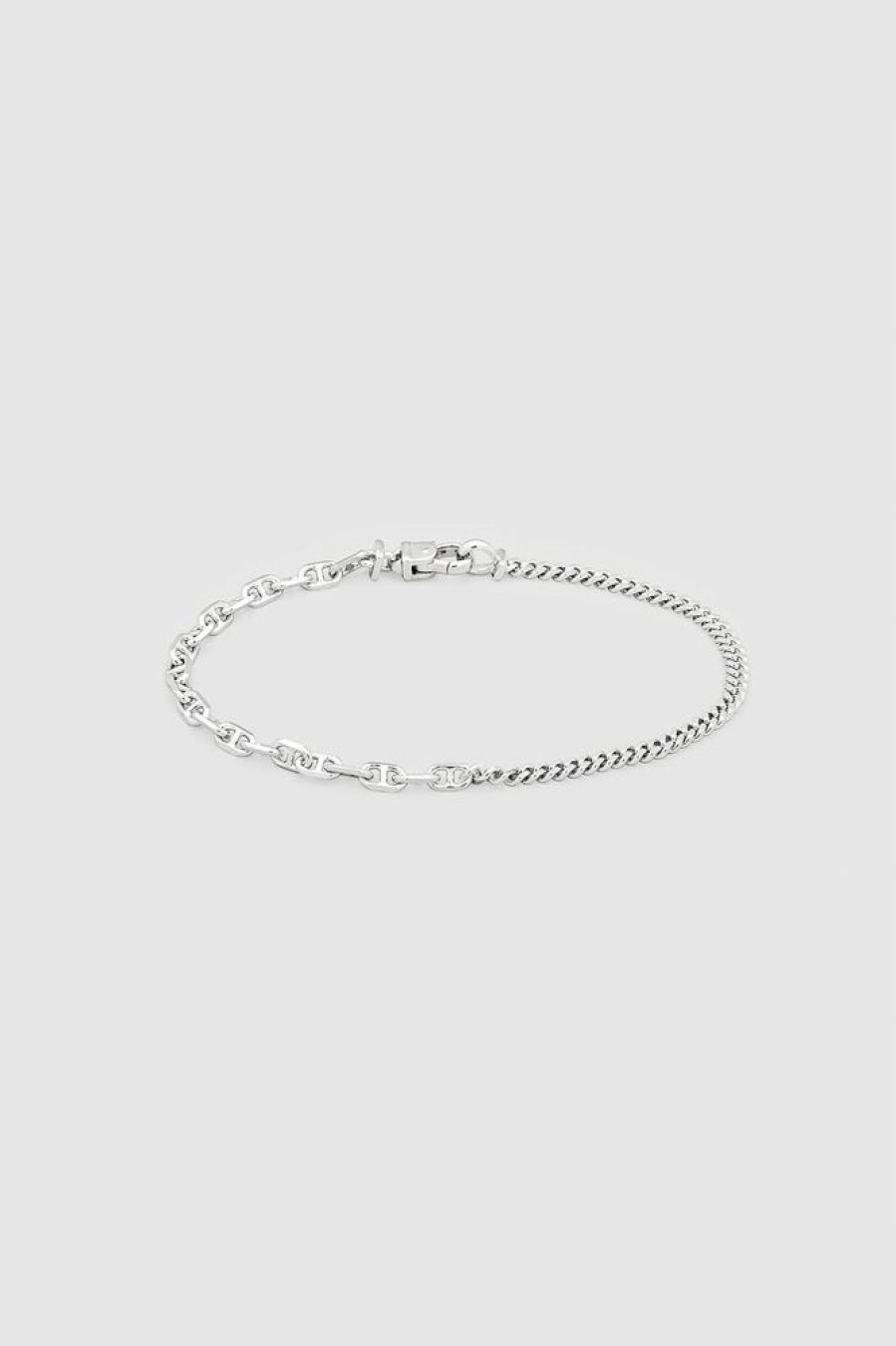 Herre Tom Wood Jewelry | Rue Bracelet Silver