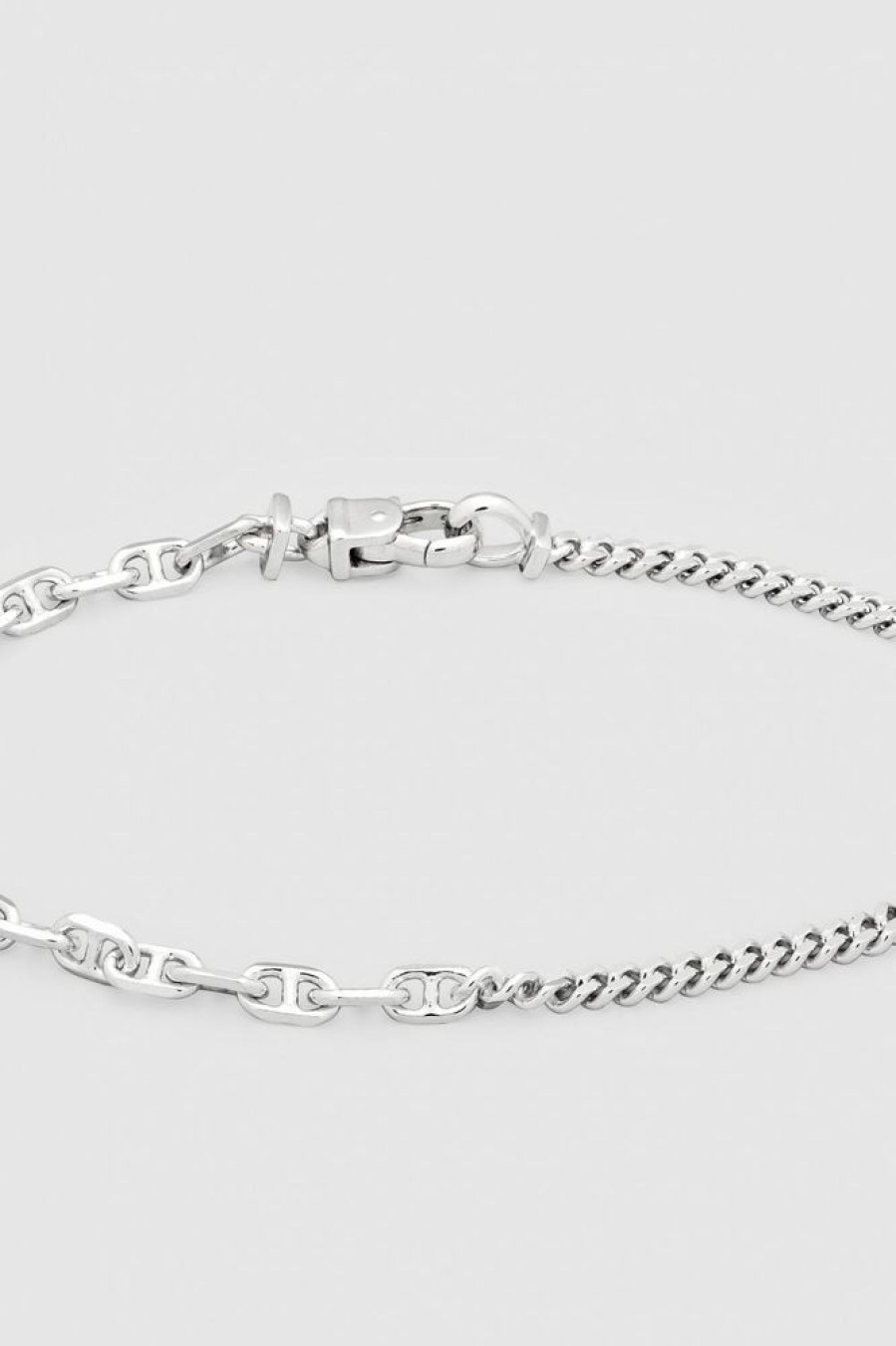 Herre Tom Wood Jewelry | Rue Bracelet Silver