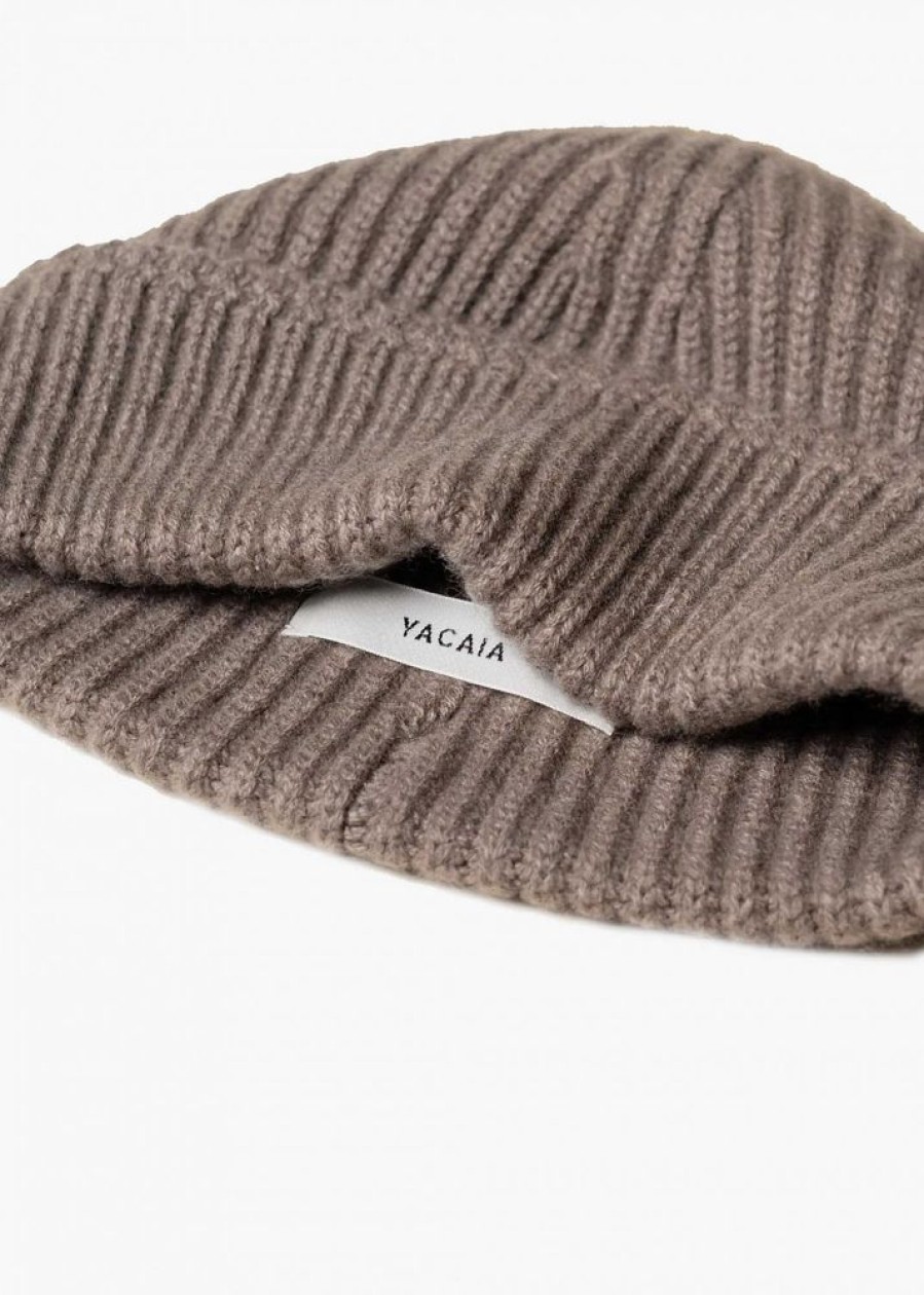 Herre Yacaia Luer Og Panneband | Merino Cash Beanie Brown