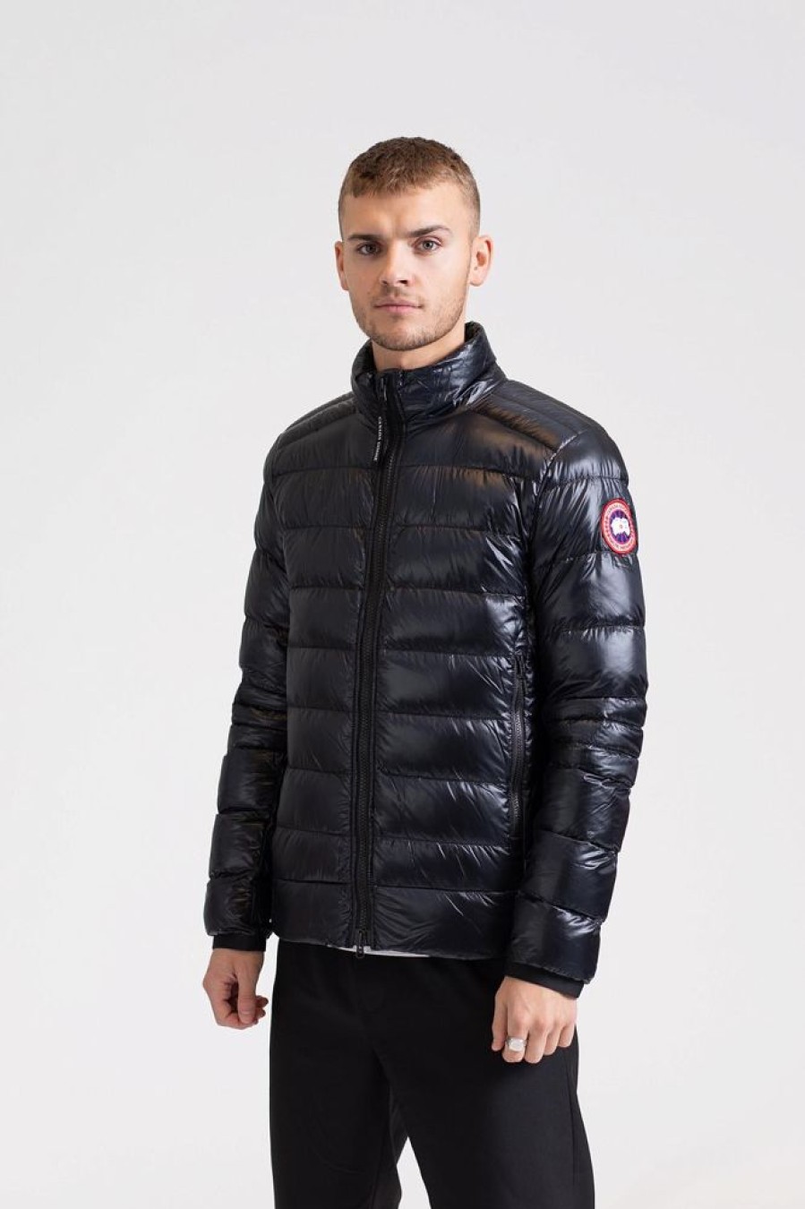 Herre Canada Goose Jakker | Crofton Jacket Black