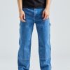 Herre Stüssy Jeans | Denim Work Pant Blue