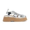 Dame Ganni Sandaler | Creepers Silver