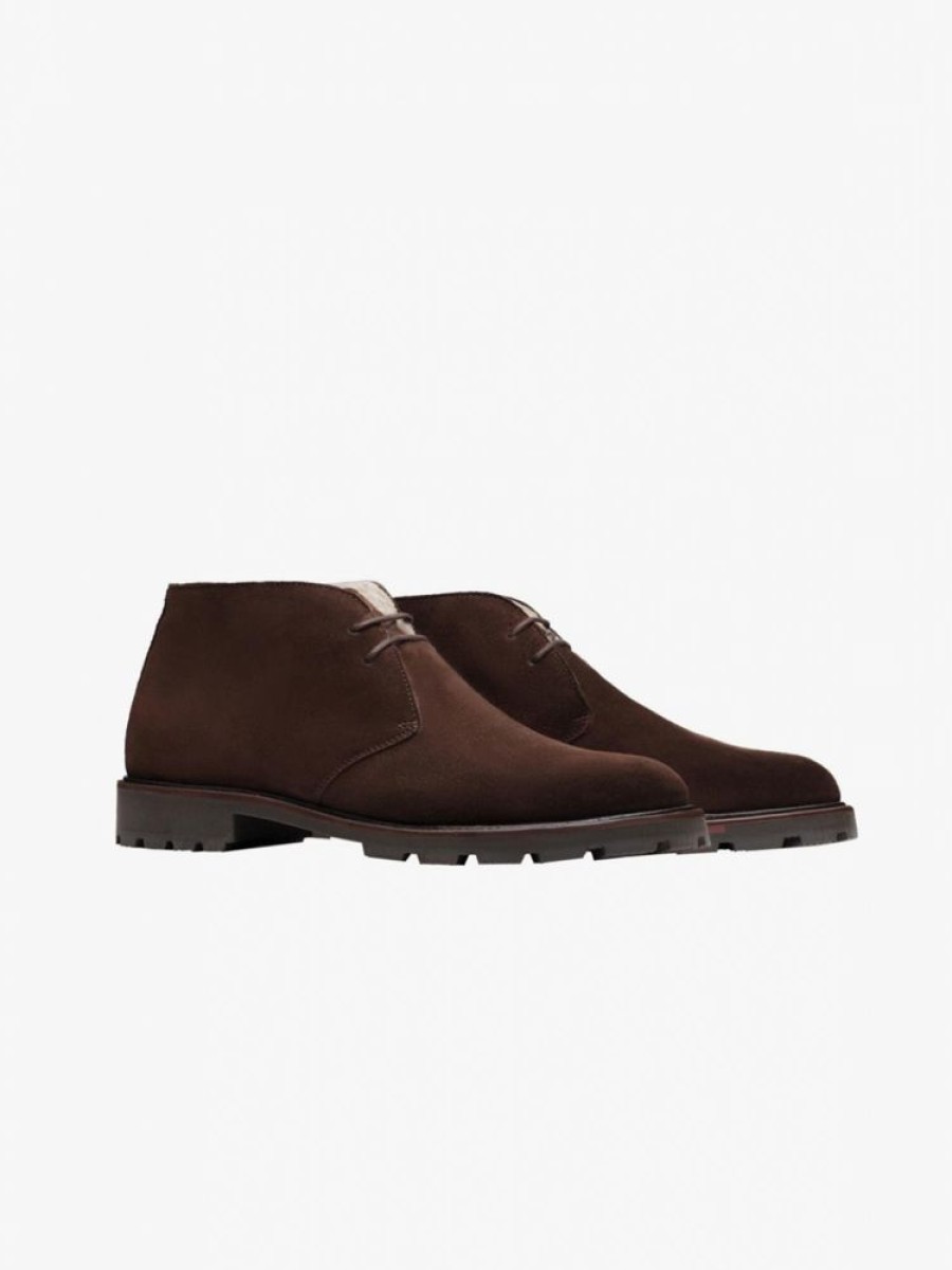 Herre Fliteless Vintersko | Suede Chucka Brown