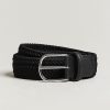 Herre Anderson Belter | Woven Textile Belt Ne37 Black