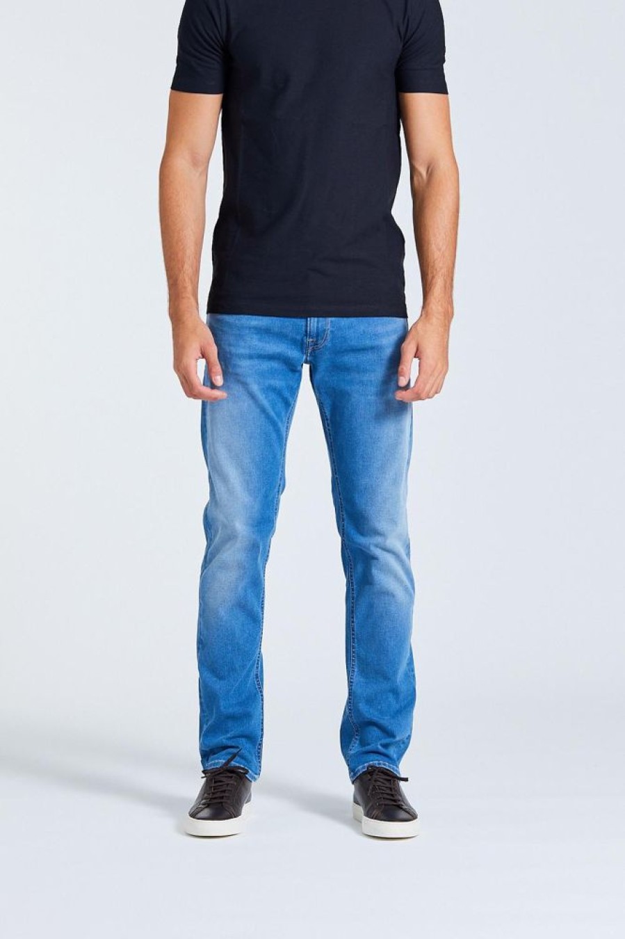 Herre Replay Jeans | Grover Hyperflex Re-Used Mid Blue