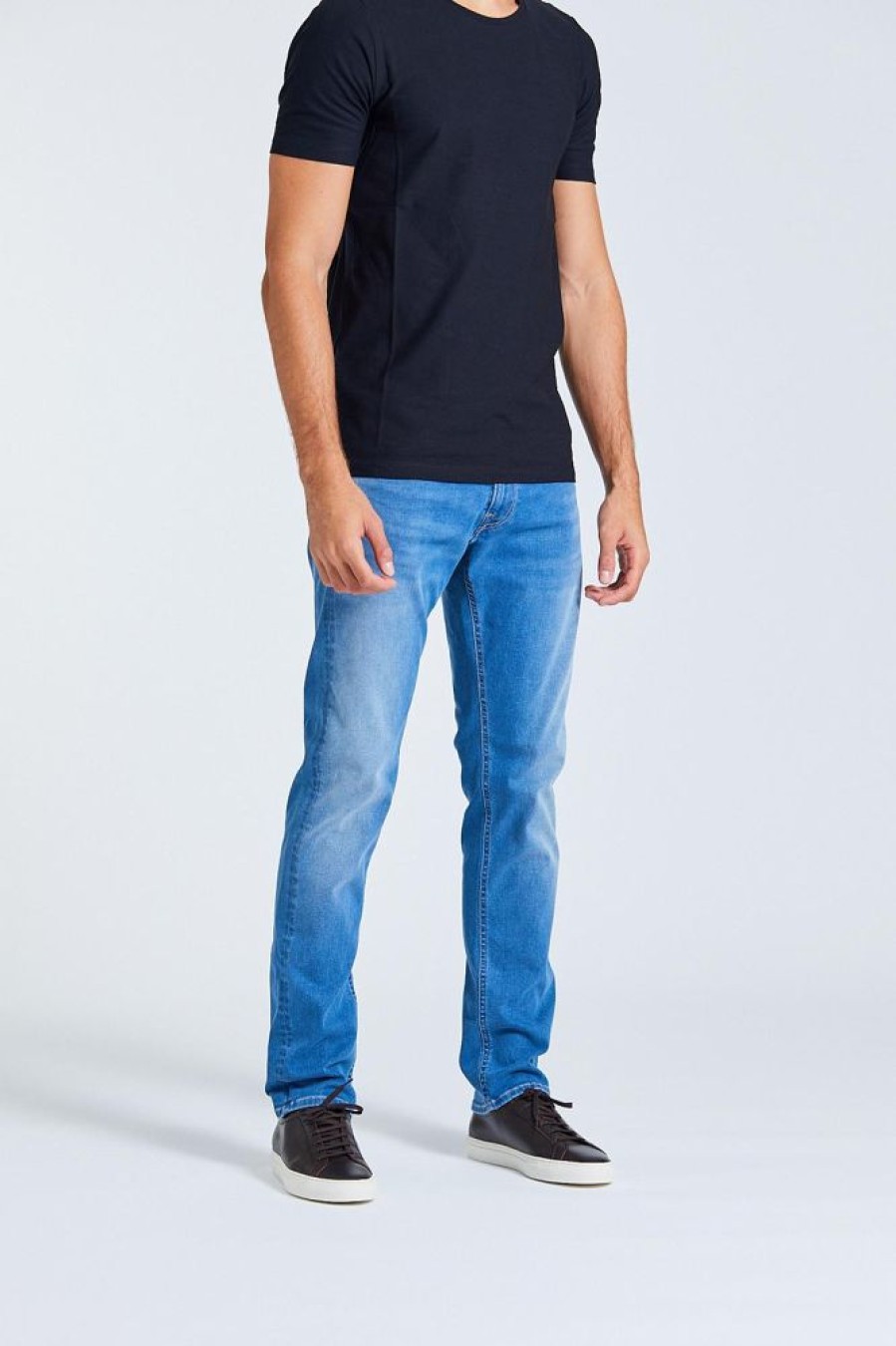 Herre Replay Jeans | Grover Hyperflex Re-Used Mid Blue