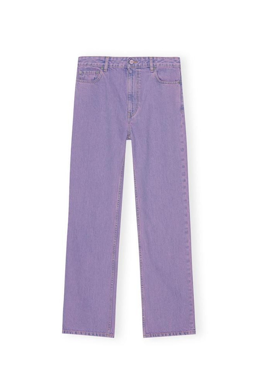 Dame Ganni Jeans | Overdyed Bleach Denim Izey Wild Orchid