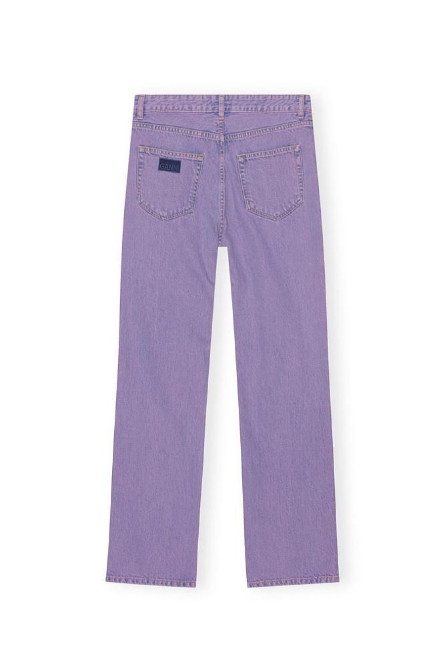 Dame Ganni Jeans | Overdyed Bleach Denim Izey Wild Orchid