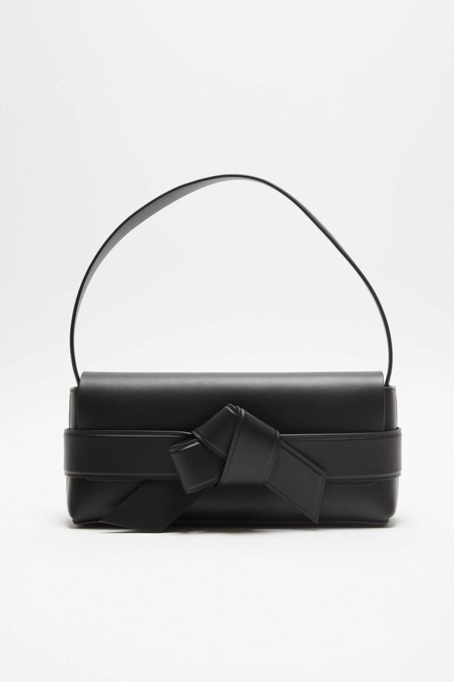 Dame Acne Studios Vesker | Musubi Shoulder Bag Black Fn-Wn-Bags000406