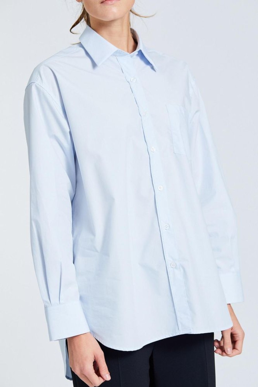 Dame Filippa K Skjorter Og Bluser | Sammy Shirt Soft Blue