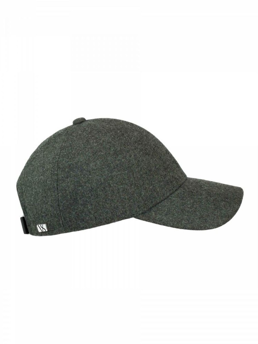 Dame Varsity Headwear Capser Og Hatter | Forest Green Wool