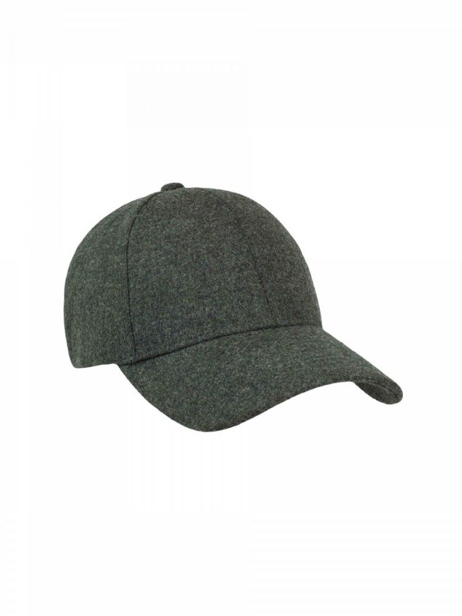 Dame Varsity Headwear Capser Og Hatter | Forest Green Wool