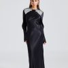 Dame ENVELOPE1976 Kjoler | Envelope Dress Black