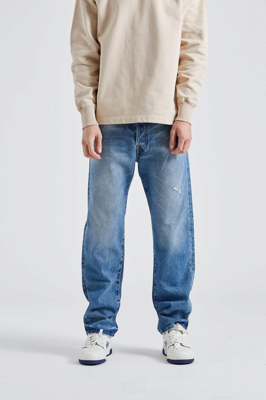 Herre Acne Studios Jeans | Relaxed Fit Jeans Vintage Blue Acne Studios 2003