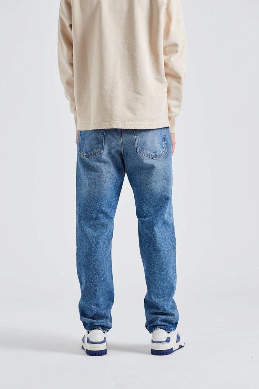 Herre Acne Studios Jeans | Relaxed Fit Jeans Vintage Blue Acne Studios 2003