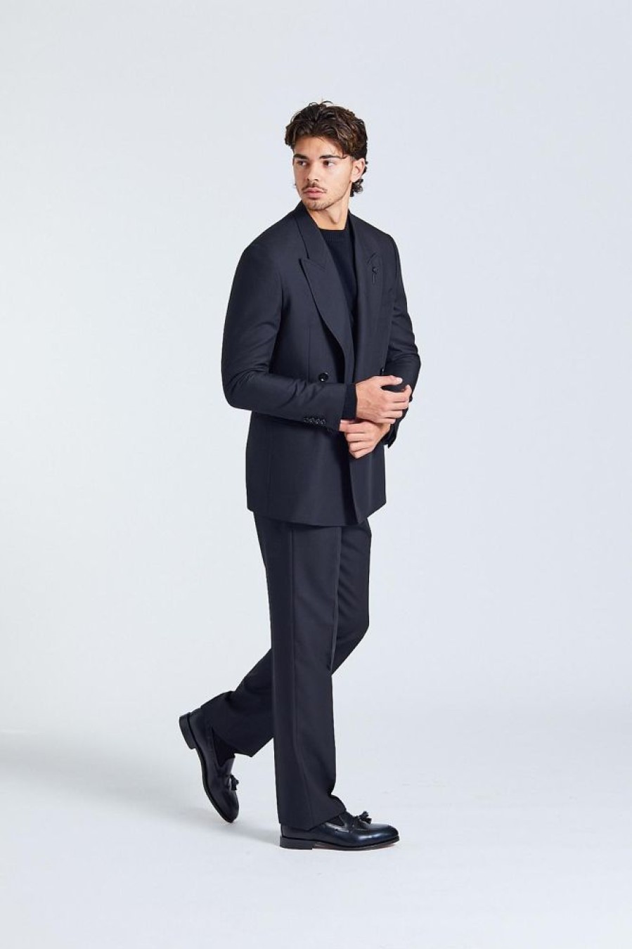 Herre LARDINI Dresser | Man Suit Attitude Drop Reg Black