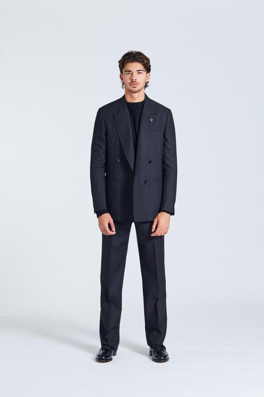 Herre LARDINI Dresser | Man Suit Attitude Drop Reg Black