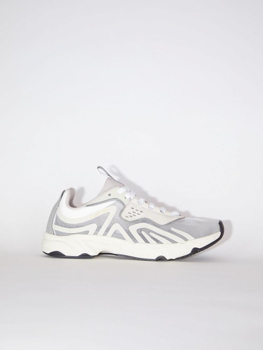 Dame Acne Studios Hvite Sneakers | N3W W White/Ivory