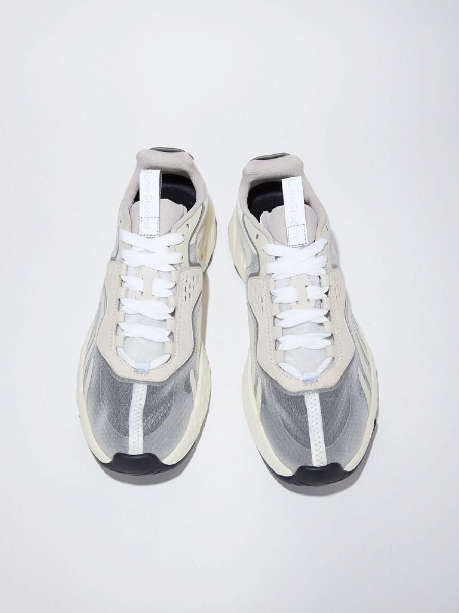 Dame Acne Studios Hvite Sneakers | N3W W White/Ivory