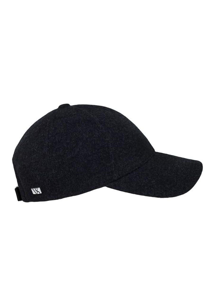 Herre Varsity Headwear Capser | Jade Black Wool