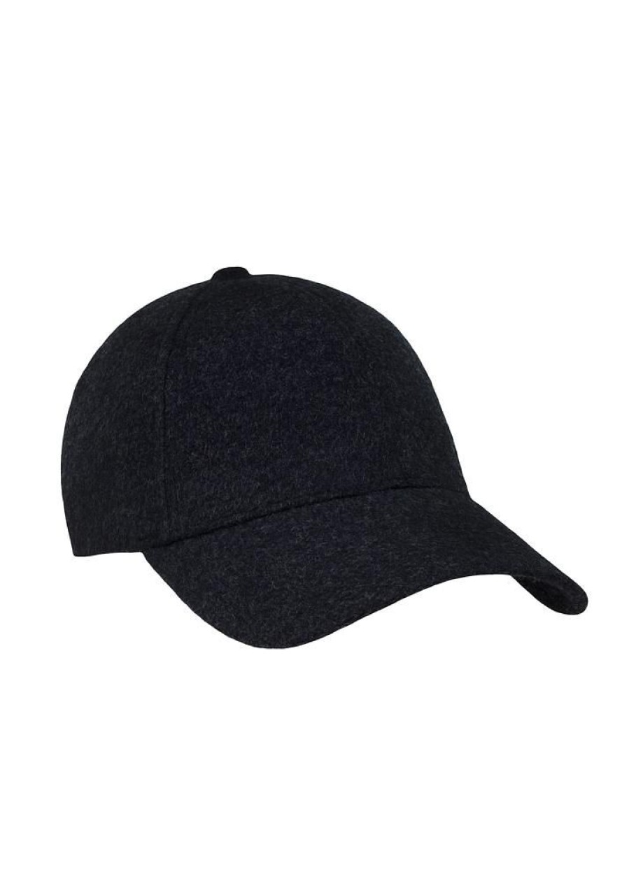 Herre Varsity Headwear Capser | Jade Black Wool