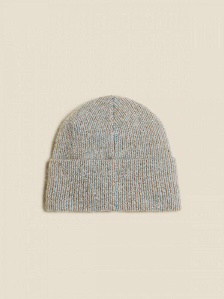 Dame Holzweiler Luer Og Panneband | Hypnotized Beanie Blue Stripe