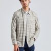 Herre NN07 Skjorter | Cohen Shirt Green Check