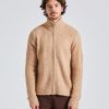 Herre Holzweiler Cardigans | Atlantic Hairy Zip Cardigan Beige