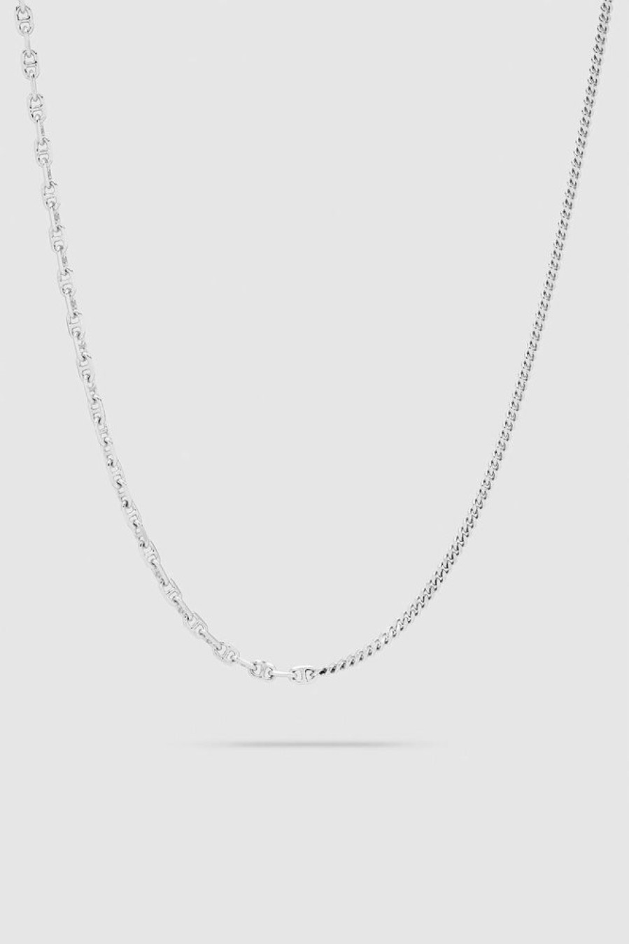 Herre Tom Wood Jewelry | Rue Chain Silver 20,5 Inches