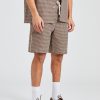 Herre Drôle de Monsieur Shorts | Le Short Gaufre Brown