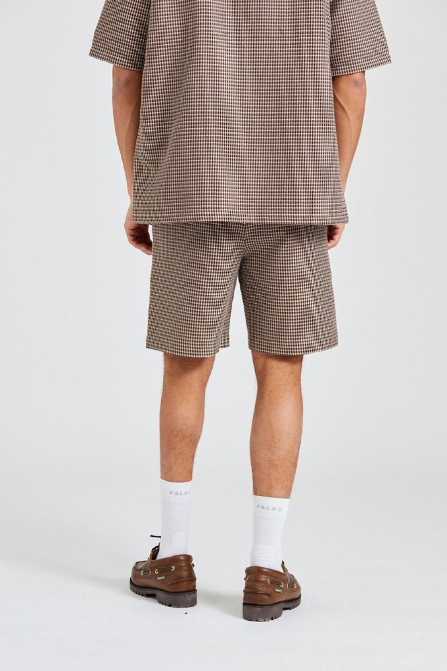 Herre Drôle de Monsieur Shorts | Le Short Gaufre Brown