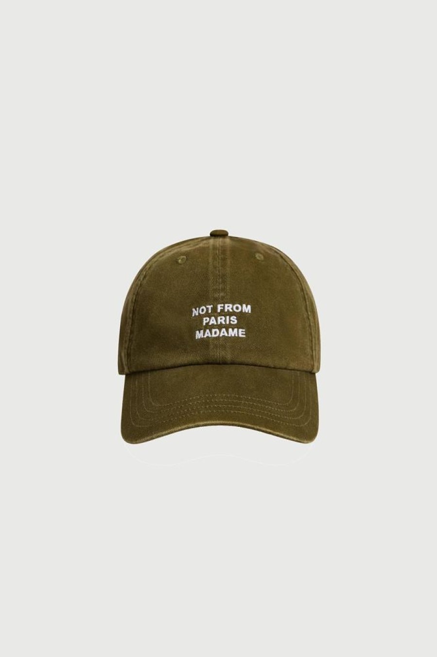 Herre Drôle de Monsieur Capser | La Casquette Slogan Kaki