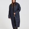 Dame Toteme Kaper | Oversized Denim Car Coat Raw