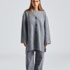 Dame Holzweiler Cardigans | Passage Fluffy Knit Cardigan Dk Grey