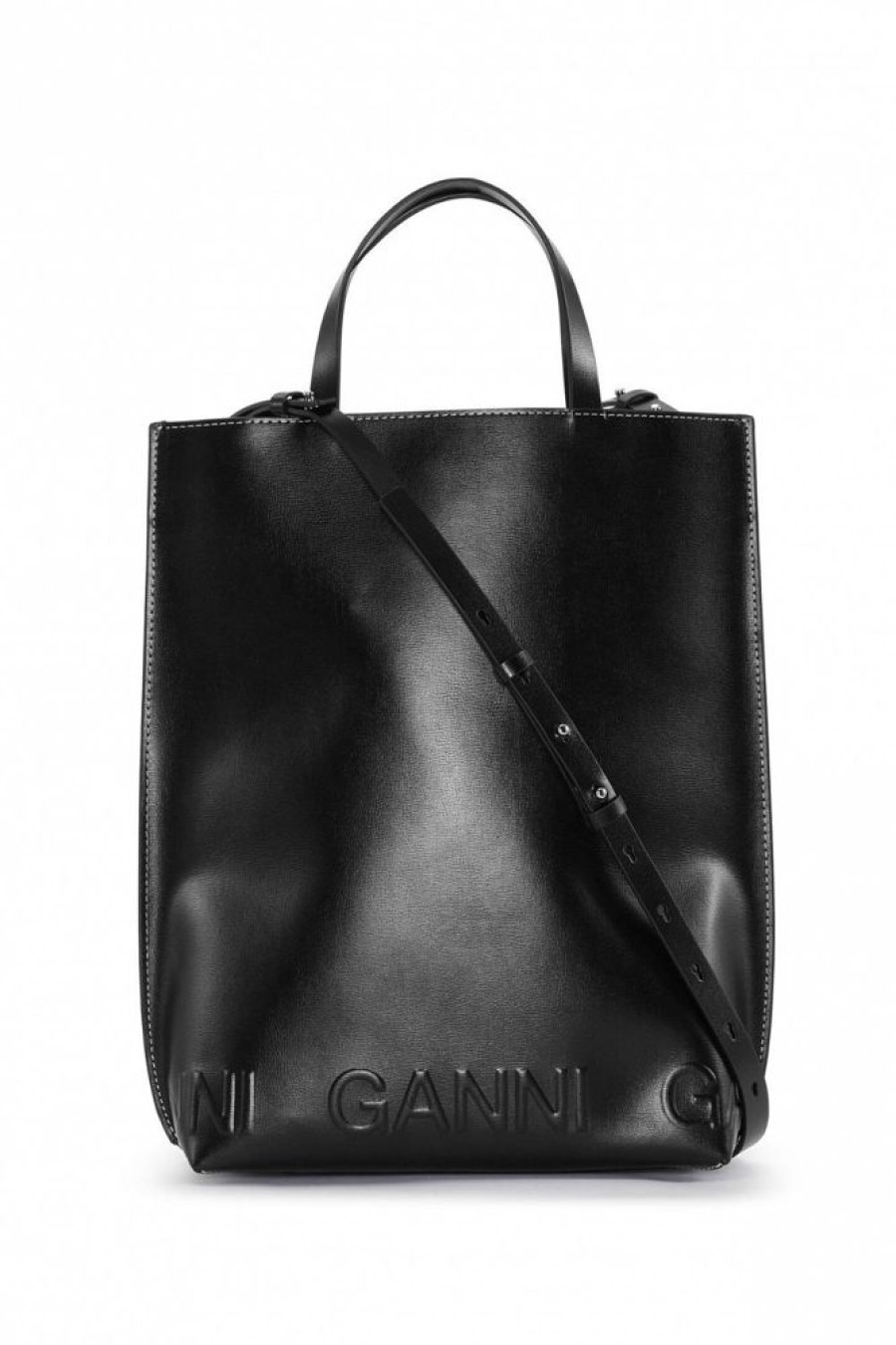 Dame Ganni Vesker | Banner Medium Tote Black