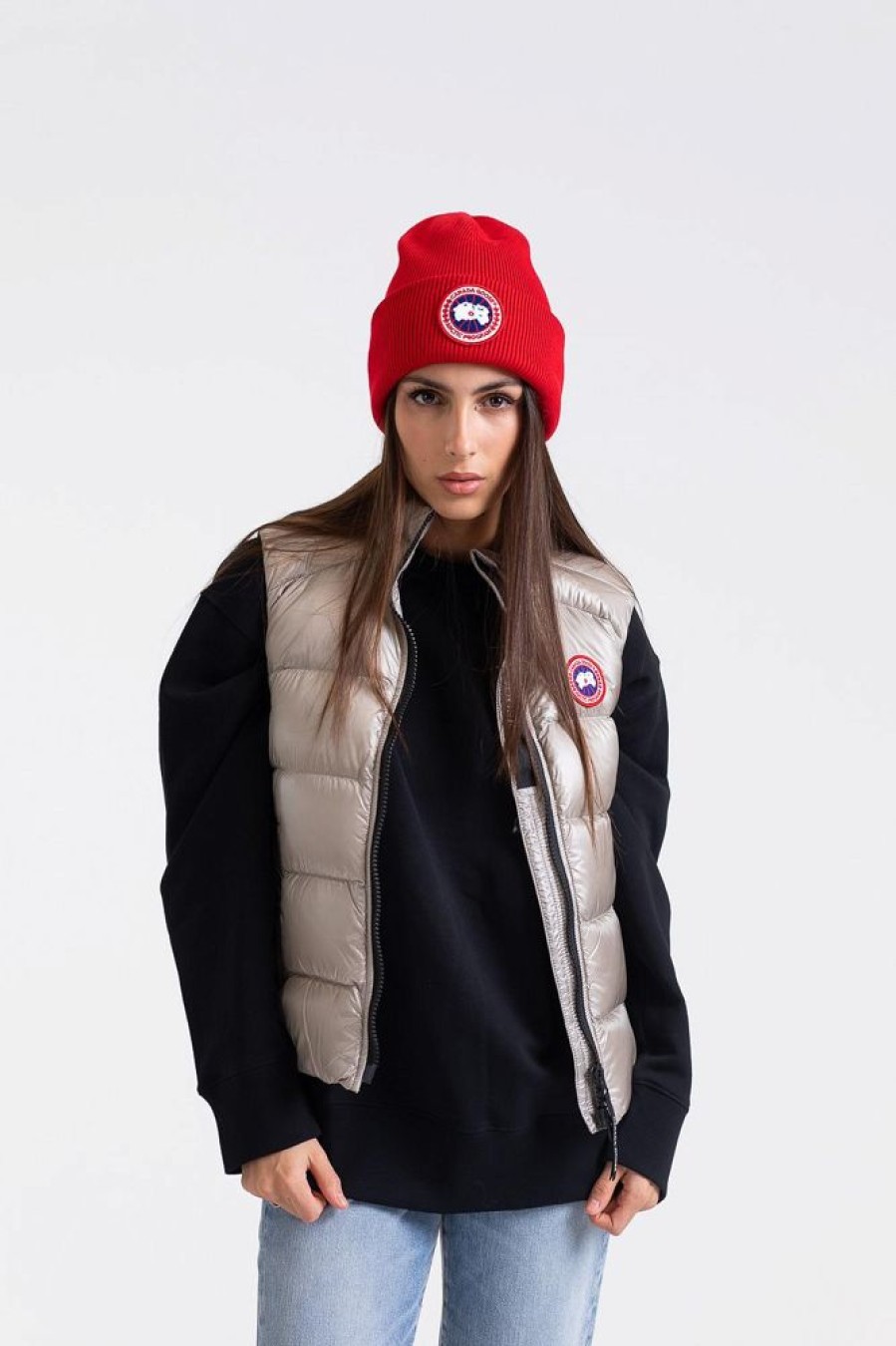 Dame Canada Goose Vester | Cypress Vest Limestone