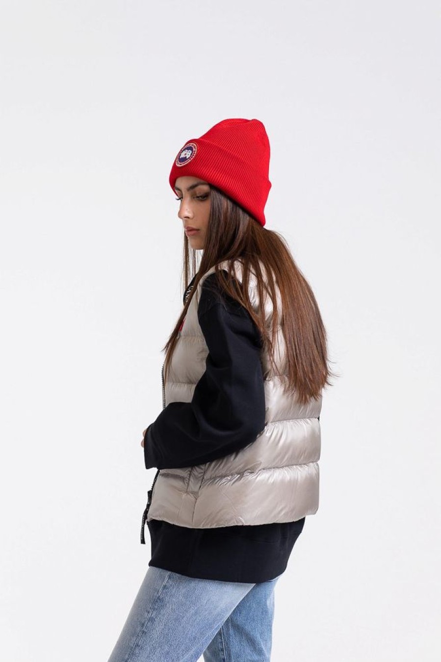 Dame Canada Goose Vester | Cypress Vest Limestone