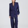 Dame Filippa K Dresser Og Sett | Double Breasted Pleated Tailored Suit Navy