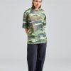 Dame Acne Studios T-Skjorter | Fn-Mn-Tshi000572 Khaki Green